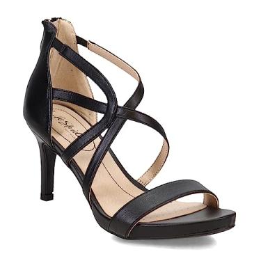 Imagem de LifeStride Sandália feminina com tiras, Preto, 41