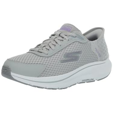 Imagem de Skechers Tênis feminino sem cadarço Go Run Consistent 2.0 Endure, Cinza/lavanda, 8