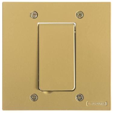 Imagem de Tampa 1 Posto 4x4 Para Piso Tramontina Modular Dourada
