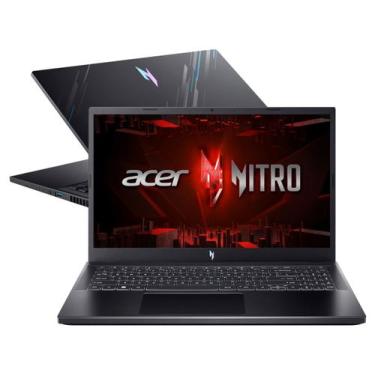 Imagem de Notebook Gamer Acer Nitro V15 Intel Core i5 512GB SSD 8GB RAM 15,6" Fu