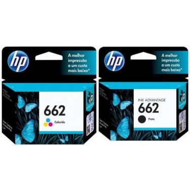 Imagem de Kit Cartucho de Tinta HP 662 Preto - Original + Cartucho de Tinta HP 6