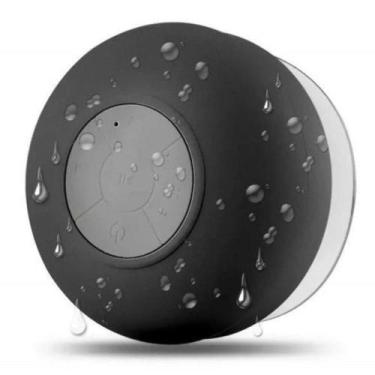 Imagem de Mini Caixinha Som Bluetooth Prova Água para Banheiro Ventosa - Univers