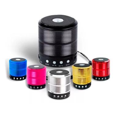 Imagem de Mini Caixa De Som Bluetooth Fm Micro Sd USB Auxiliar Top - Altomex, pr