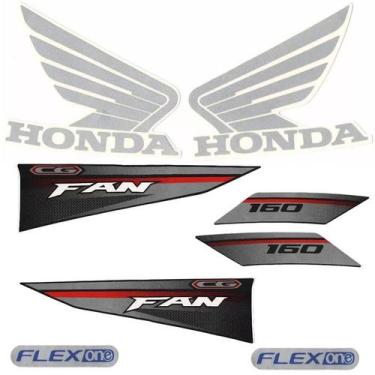Imagem de Faixa Adesiva Fan 160 2017 2018 Cores - Serjão Parts