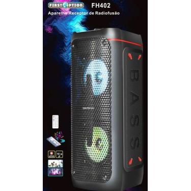 Imagem de Caixa Som Portatil radio portatil Bluetooth Usb Fm Sd Aux - Firts Opti