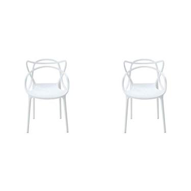 Imagem de Rivatti Kit 06 Cadeiras Allegra, Branca