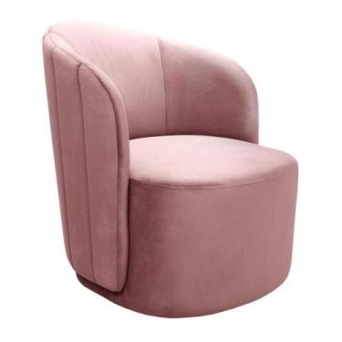 Imagem de Poltrona Concha Stela Decoração Moderna Sala, Recepção, Escritório - B