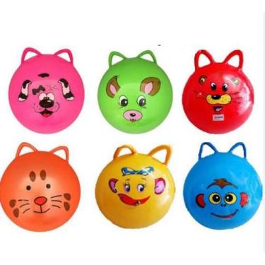 Imagem de Kit 15un Brinquedo Bola Upa Upa desenhos Pocotó coloridos - Mor