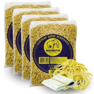 Imagem de Elástico Latex Borracha 4 Kg P/ Dinheiro N18 4800 Unidades - 4 Elastic