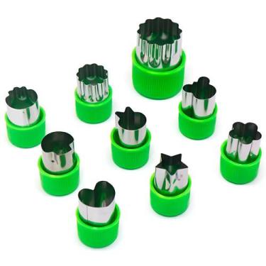 Imagem de 2Kits Mini Molde Cortador Alimentos Crianças Divertido 9pçs - Neoimp