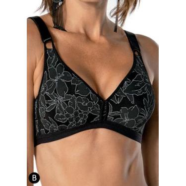 Imagem de Sutiã Sustentação Anizete Demillus Esportivo, Preto, 27, 48
