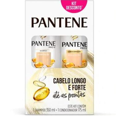 Imagem de Kit Pantene Shampoo 350ml + Condicionador 175ml Hidratação, 525ml