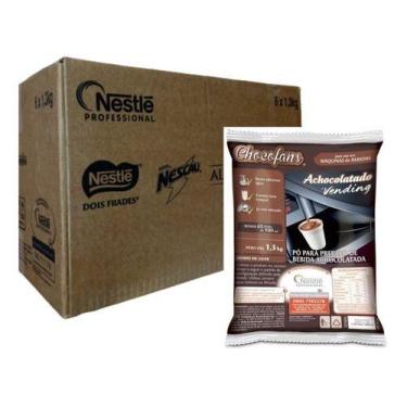 Imagem de Achocolatado Vending Chocofans 1,3 Kg - Nestlé - 6 UNIDADES