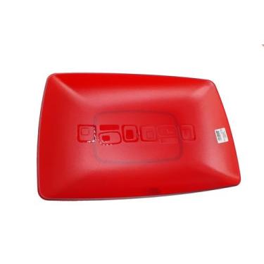 Imagem de Fruteira De Mesa Centro De Mesa Retangular Dehaus Vermelho