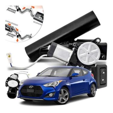 Imagem de Difusor De Escapamento Esportivo Preto Hyundai Veloster - OESTESOM