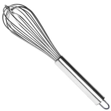 Imagem de Batedor Ovos Fue Fuet Profissional Inox 35cm Reforçado Bolo - NLS