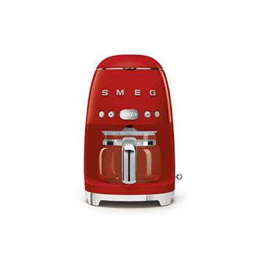 Imagem de Smeg Máquina de café com filtro de gotejamento, vermelha, 10 xícaras