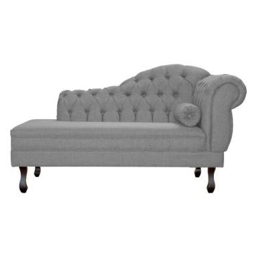 Imagem de Recamier Namoradeira Larissa Lado Esquerdo Linho Cores - DS Estofados,