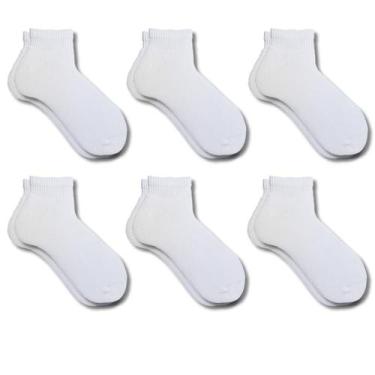 Imagem de Kit 6 Pares de Meia Cano Curto Esportiva Atoalhada UNISSEX - Neo Meias