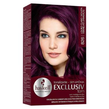 Imagem de Tonalizante Excllusiv Tom Haskell - Louro Claro Violeta Vermelho Marsa