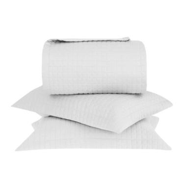 Imagem de Kit Colcha Buddemeyer 3 Peças Cama Queen Cetim Micromatelassê Bud Visi
