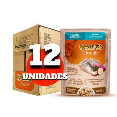 Imagem de Sachê Special Cat Adulto Peixe: Caixa com 12 unidades - Special Dog