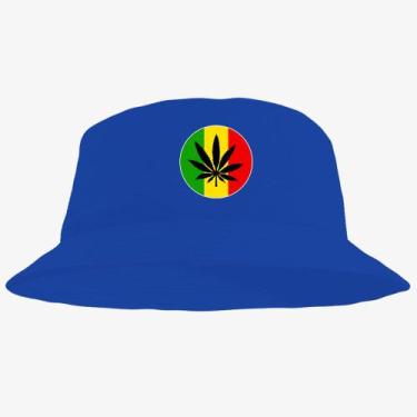 Imagem de Boné Chapéu Bucket Hat Estampado Reggae - MP Moda Masculina, Único, Az
