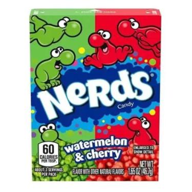 Imagem de Bala U.S.A NERDS Watermellon Cherry 46,7g