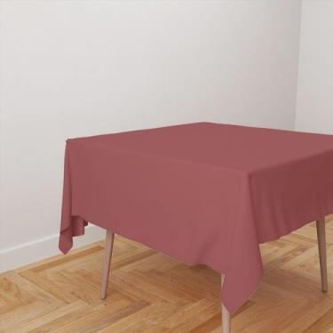 Imagem de Toalha De Mesa Quadrada 4 Lugares Tecido Oxford Lisas - 140x140cm - Co