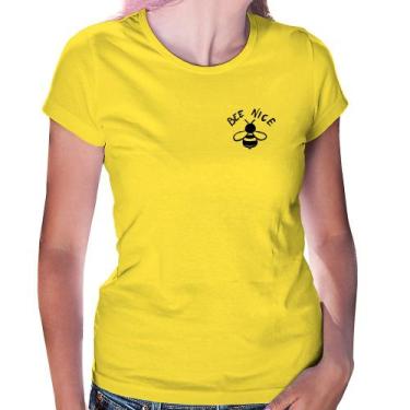 Imagem de Baby Look Bee Nice - Foca na Moda, Amarelo, P