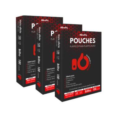 Imagem de Plastico Plastificação 300 Grafity Meio Ofício (170x222mm) 0,05mm 125 