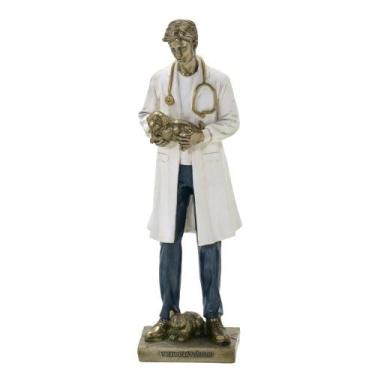 Imagem de Figura Decorativa Estatueta Homem Veterinário 25 X 7 X 6 Cm - MABRUK