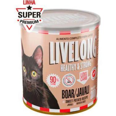 Imagem de Alimento Natural Livelong Sabor Javali para Cães 300gr