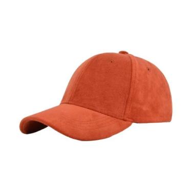 Imagem de Boné Snapback Unissex de Camurça - Estilo Retrô Hip Hop para Outono/In