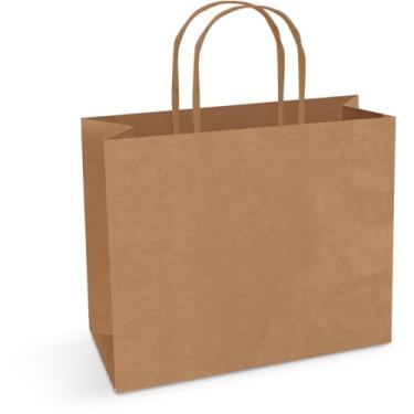 Imagem de Sacola para Presente, Kraft, G, 28cm X 38cm X 12cm Horizontal, Embalagem com 50 Unidades, Packpel