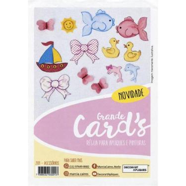 Imagem de Régua Grande Cards Apliques e Pinturas - Acessórios - Decorart