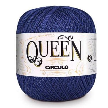 Imagem de Linha Queen Círculo nº 8 - 100% Algodão Egípicio, 2856 ANIL PROFUNDO