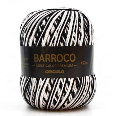 Imagem de Barbante Barroco Multicolor Premium 400g - CÍRCULO, 9016 ZEBRA