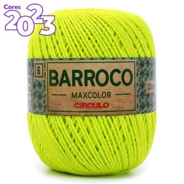 Imagem de Barbante Barroco MaxColor nº 6 200g - 5583 Verde Limão - CÍRCULO