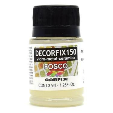 Imagem de Tinta Decorfix 150 Fosca 37ml - Metal, Vidro e Cerâmica, 300 INCOLOR