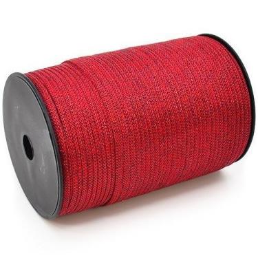 Imagem de Fio Náutico Brilho Círculo 5mm - 500g com 150 Metros, 3734 VERMELHO