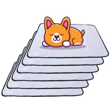 Imagem de 6 Tapetinhos Macios para Dormir Pet Antipulgas 200 Lavagens 100x70 Bra