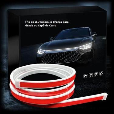Imagem de Fita LED DRL Branca Para Grade Capo 1,8 Metros 12V - PhD