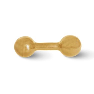 Imagem de Halteres Emborrachado 4 KG Dourado S4 - Acte Sports, Dourado, 4Kg