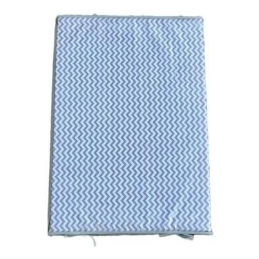 Imagem de Trocador Americano Para Bebê - PEQUENO - ZIG ZAG CINZA - CLICK TUDO