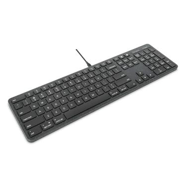 Imagem de Targus - Teclado EcoSmart de tamanho completo com 104 teclas – Cliques silenciosos – Conectividade instantânea com compatibilidade universal (AKB874US)