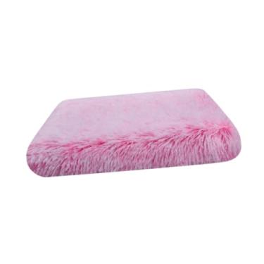 Imagem de Gralara Cama para cachorro, tapete para dormir para animais de estimação, removível, macio e espesso, almofada para caixa de transporte para gatinhos, animais, Pink L