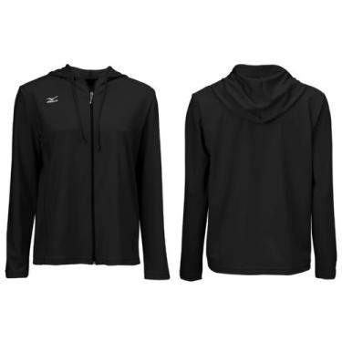 Imagem de Mizuno Moletom com capuz feminino Nine Collection, preto, PP