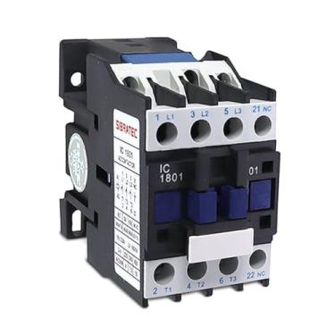 Imagem de Contator Tripolar IC 18A 1NF Bobina 220Vca Sibratec