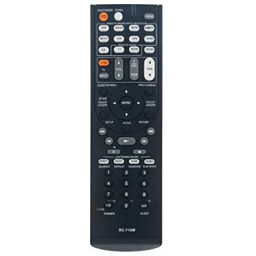 Imagem de Suporte de substituição de controle remoto RC-710M para receptor AV ONKYO TX-SR606 TX-SR606S TX-SR606B TXSR606 TXSR606S TXSR606B Sistema de Home Theater 7.1CH HT-S7100 HTS7100 Sistema receptor estéreo